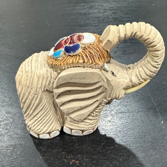 Art | Vintage Artesania Riconada Elephant Art Pottery Figurine | Poshmark